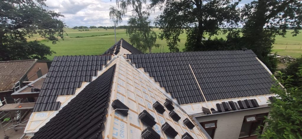 Pannendak voor dakrenovatie